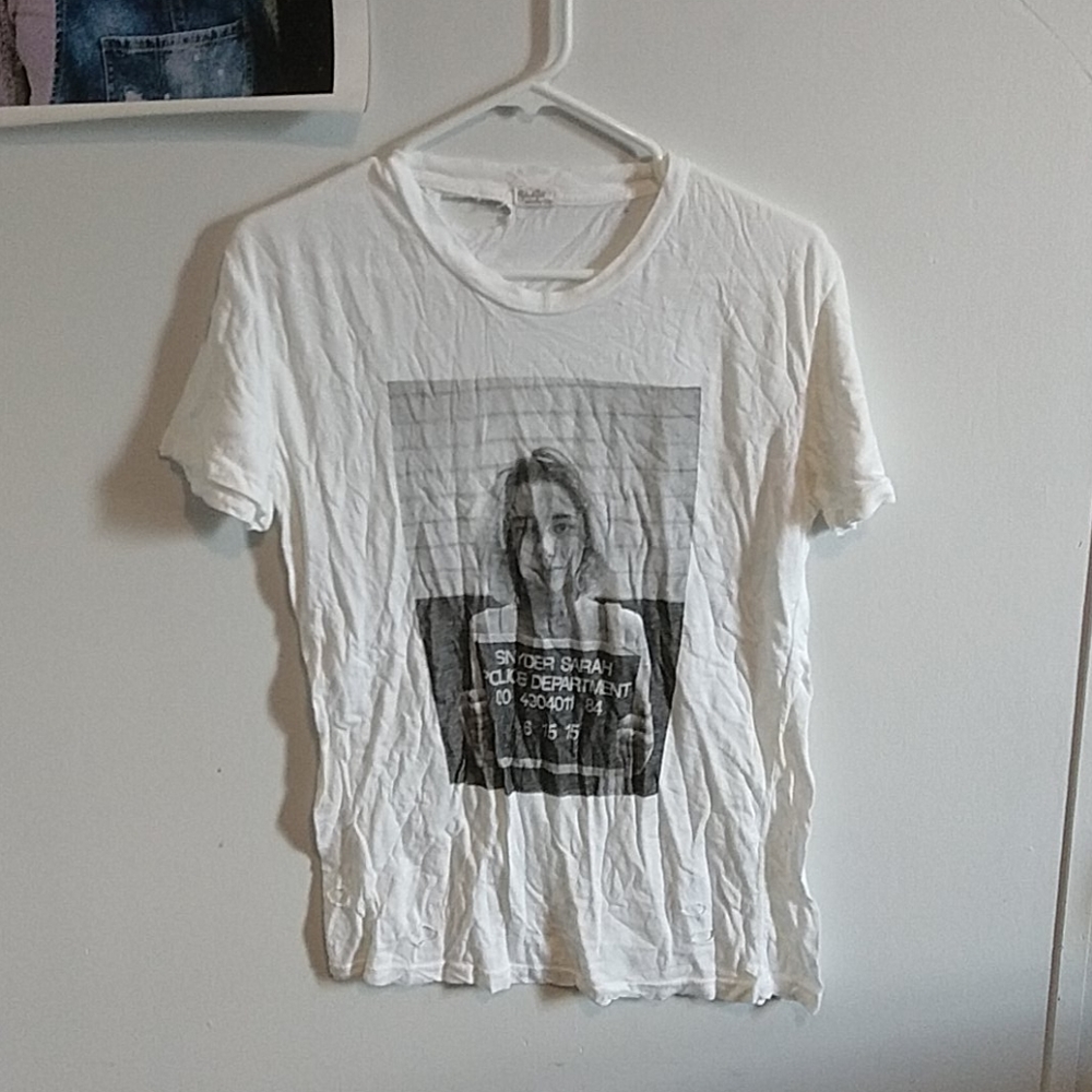 Brandy RARE distressed tee
